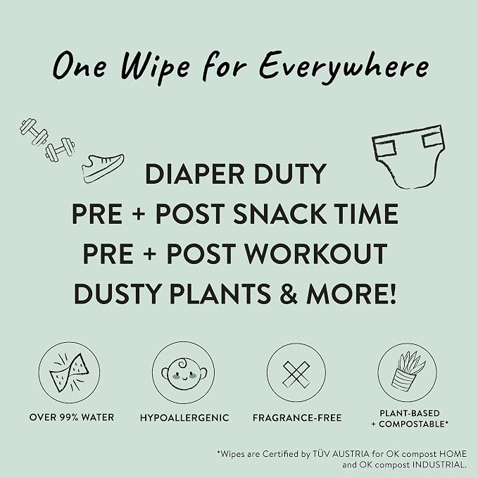 The Honest Company Clean Conscious Multi-Use Wipes, Unscented Hypoallergenic - Image 3