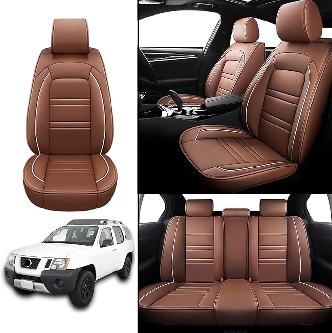 Seat Covers for Nissan Car Xterra 2000-2015 | 5-Seats Leather Seat Covers - Image 2