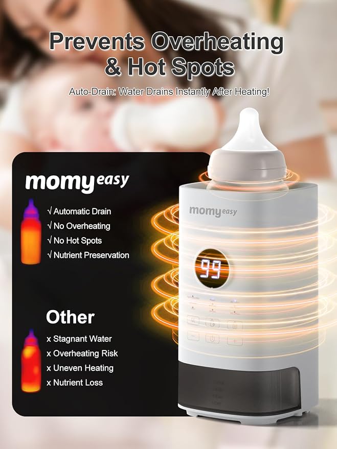 MOMYEASY Bottle Warmer, Fast Baby Bottle Warmer - Image 4