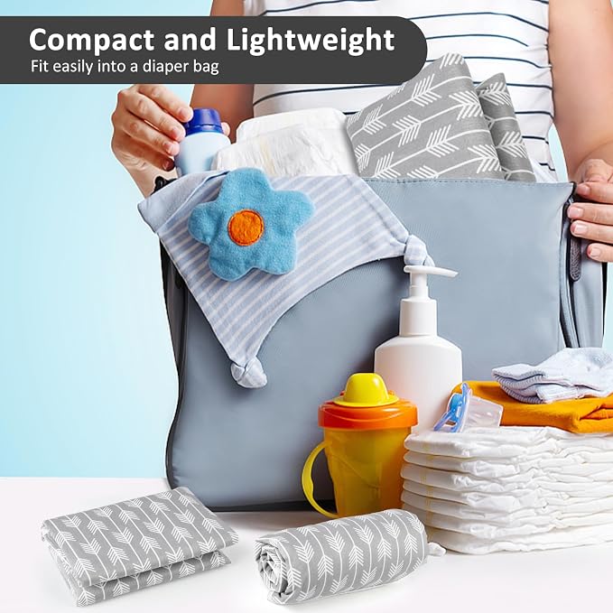Baby Diaper Changing Pad, 21 5/8" x 31.5" Waterproof Changing Pad Liners - Image 5