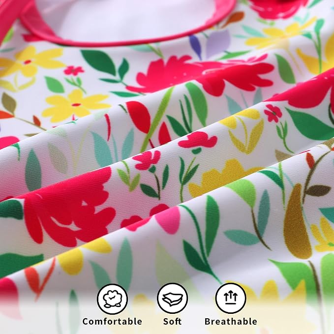 YOUNGER TREE Infant Baby Girls Swimsuit Long Sleeve Swimsuits One Piece - Image 6