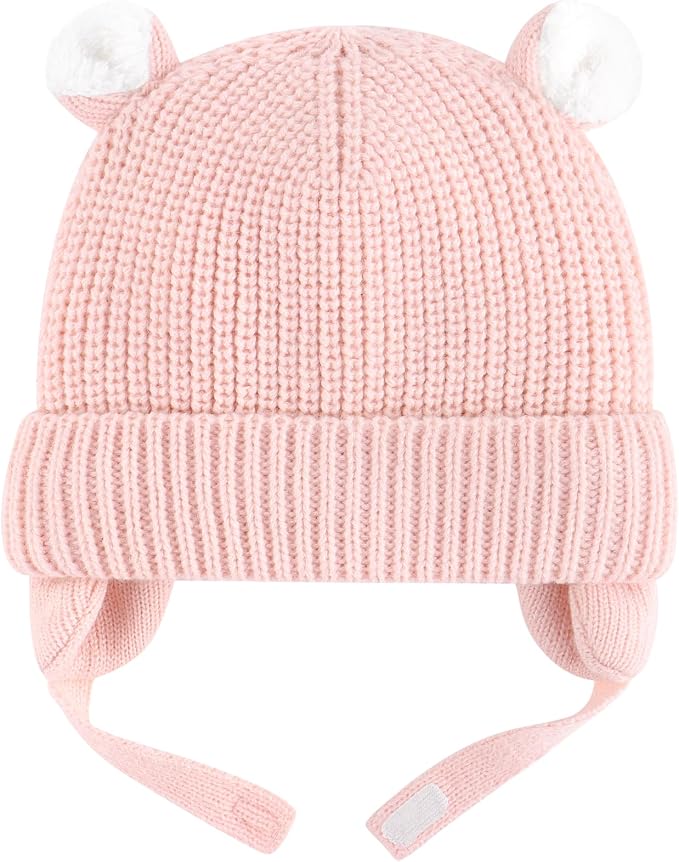 Duoyeree Cozy Baby Beanie with Earflaps and Fleece Lining by Duoyeree