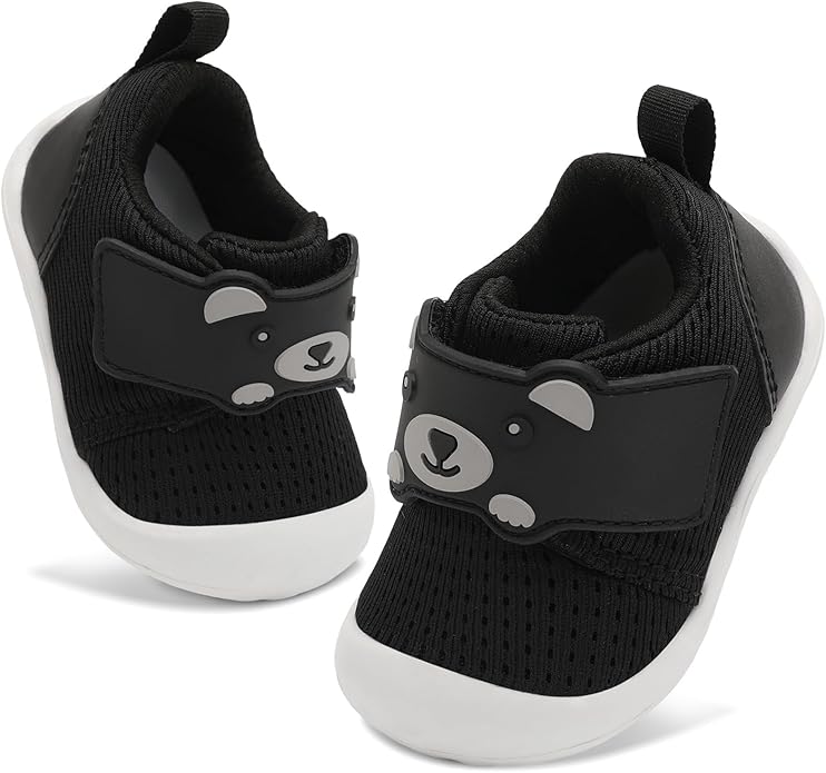 FEETCITY Baby Walking Shoes Wide Baby Shoes Boys Girls Infant Sneakers Crib by FEETCITY