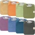 KeaBabies 8-Pack Organic Baby Bibs by KeaBabies