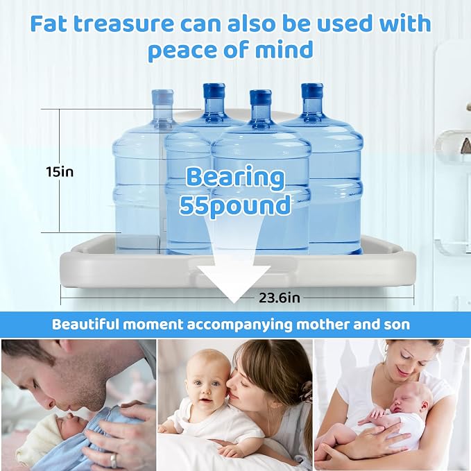 Commercial Baby Changing Station Diaper Wall Mount, Foldable Baby Change - Image 5