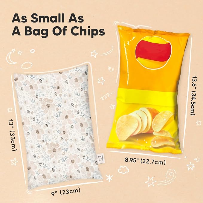 Mini Toddler Pillow with Pillowcase - Image 4