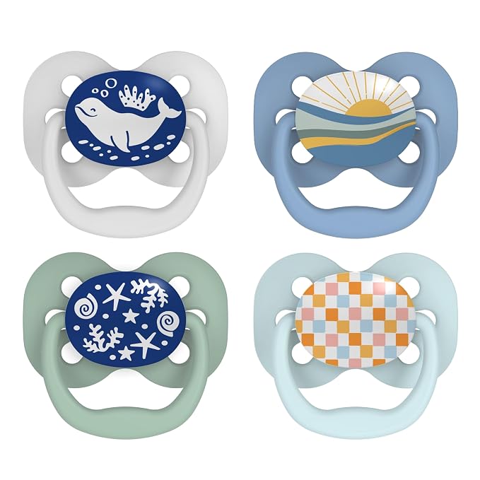 Dr. Brown's Advantage Baby Pacifiers, 0-6 Month, Glow-in-The-Dark, 0-6 Month by DrBrowns