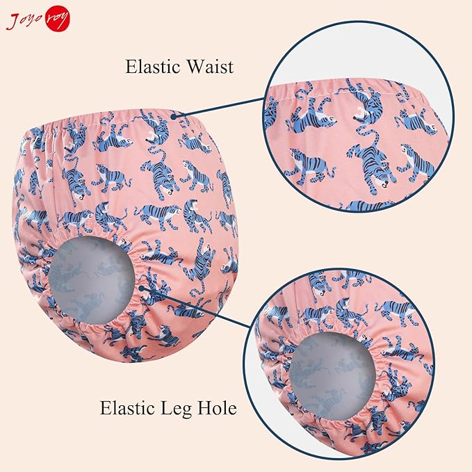 Joyo roy 6Pcs Diaper Covers for Girls Plastic Underwear Covers for Potty - Image 3