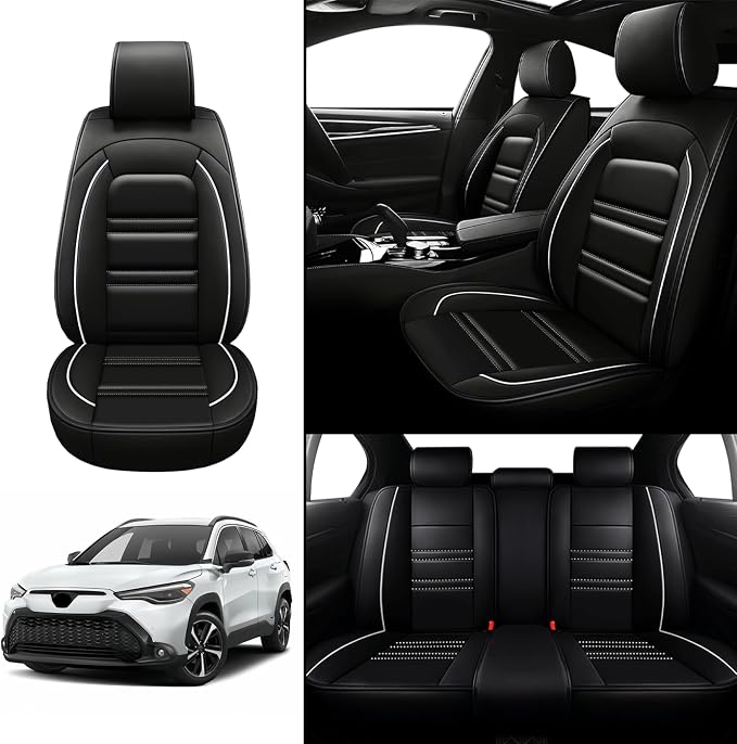 Seat Covers for Toyota Corolla Cross 2022-2025 | 5-Seats Leather Seat Covers - Image 2
