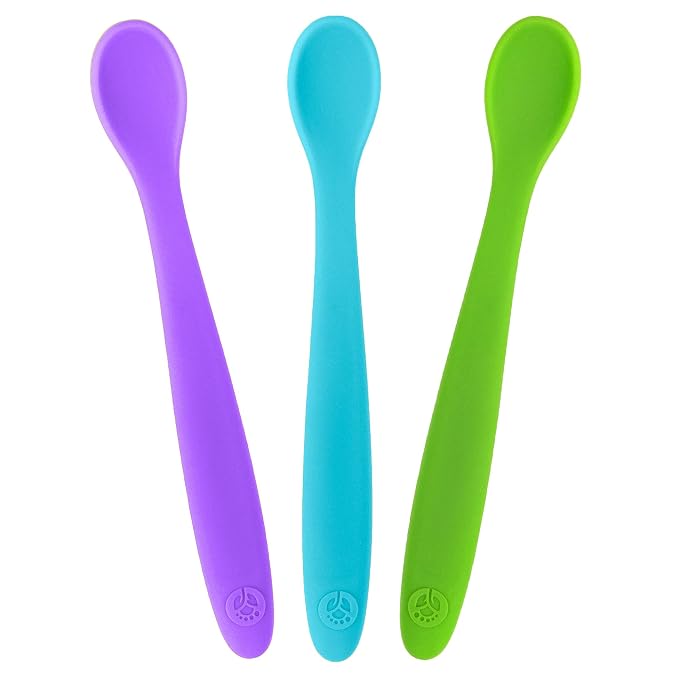 WeeSprout Silicone Baby Spoons by WeeSprout