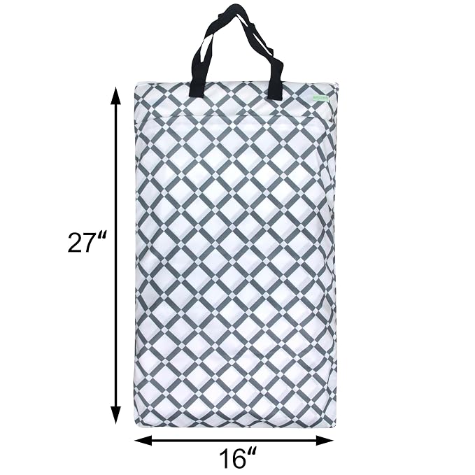 wegreeco Reusable Hanging Wet Dry Cloth Diaper Bag - Image 2