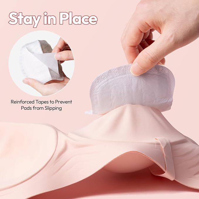 NCVI Disposable Ultra-Thin Nursing Pads 110 Count, Highly Absorbent Breast Pads - Image 8