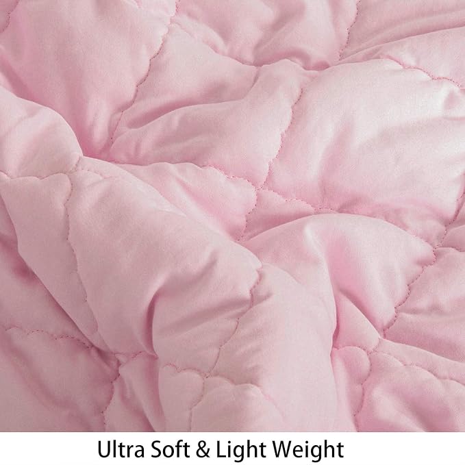 NTBAY Down Alternative Oversized Toddler Comforter, Super Soft and Warm Solid - Image 3