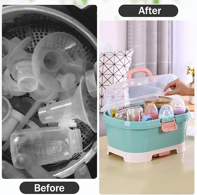 Baby Bottle Organizer for Storage, Baby Bottle Storage Large Capacity - Image 7