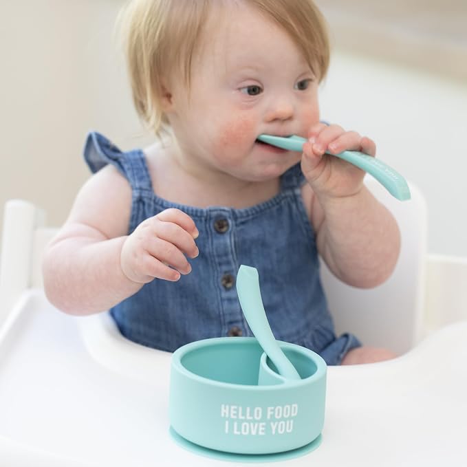 Bella Tunno Silicone Suction Bowl & Spoons - Image 5