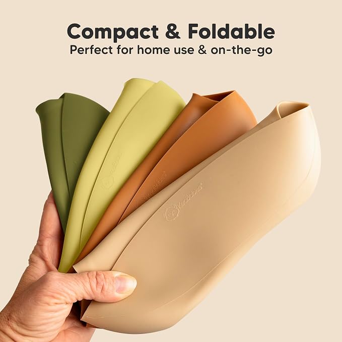 KeaBabies 2-Pack Silicone Baby Bibs - Image 8