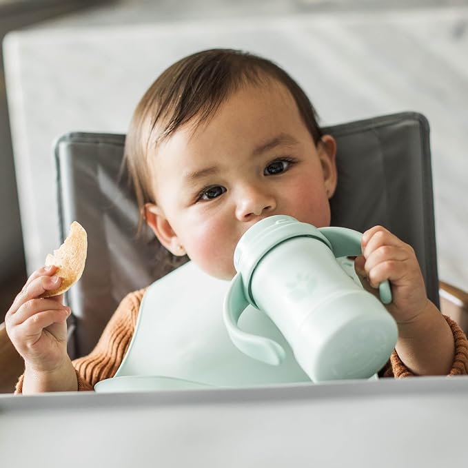Green Sprouts® Sprout Ware® Sip & Straw 6oz., Plant-plastic, Platinum-cured - Image 4