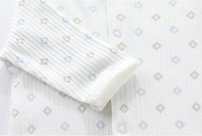 Fashion Baby Boy Girl Clothing Set Cotton Soft 3-Piece Long Sleeve Button - Image 3