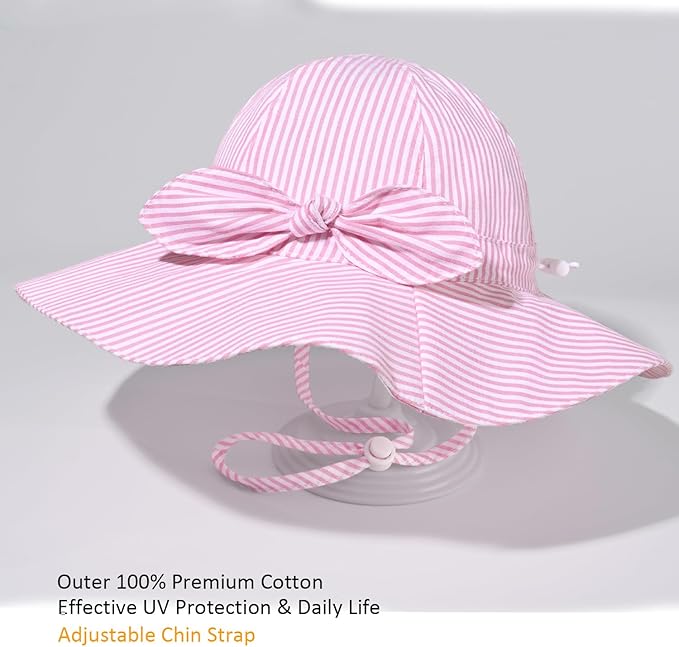 Baby Girl Sun Hat Summer Foldable Beach Hats - Image 4