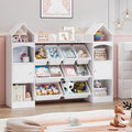 Vabches 55" Castle Shape Children's Toy Storage Organizer, Children's Bookcase by Vabches