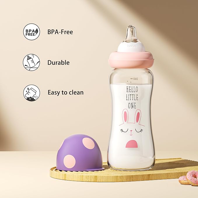 YOHKOH Natural Glass Baby Bottle - Image 6