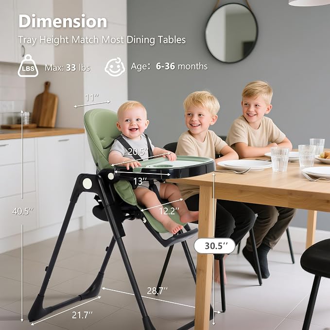 Kinder King Convertible High Chair - Image 7