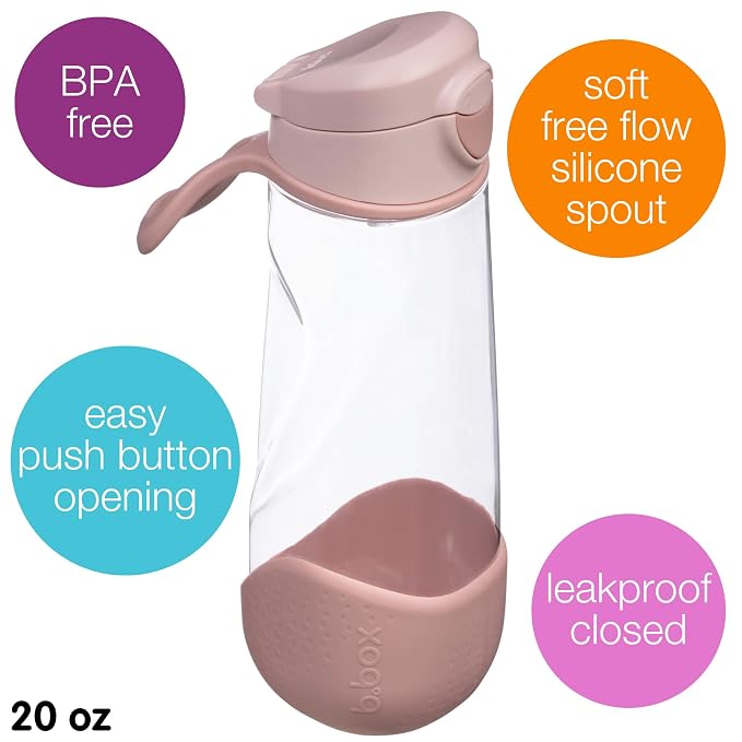 b.box 20 oz Sport Spout Kids Water Bottle - Image 3