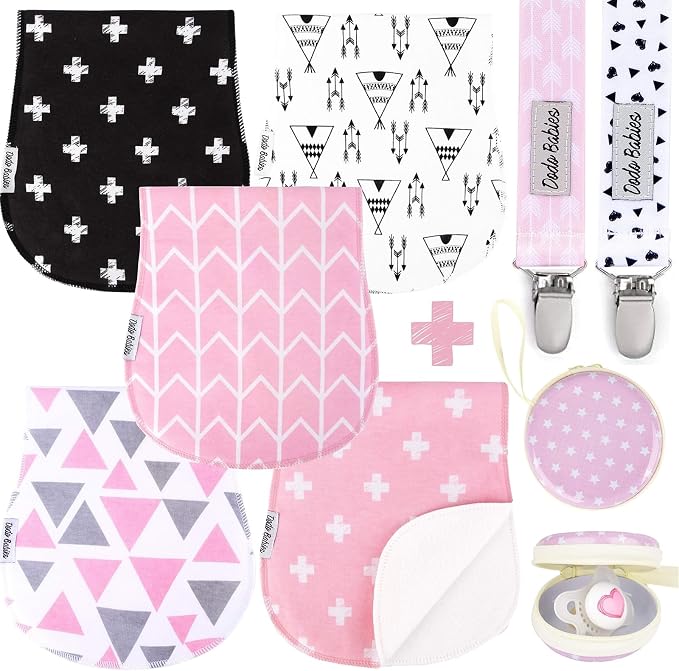 Dodo Babies 5-Pack Baby Burp Cloths by DodoBabies
