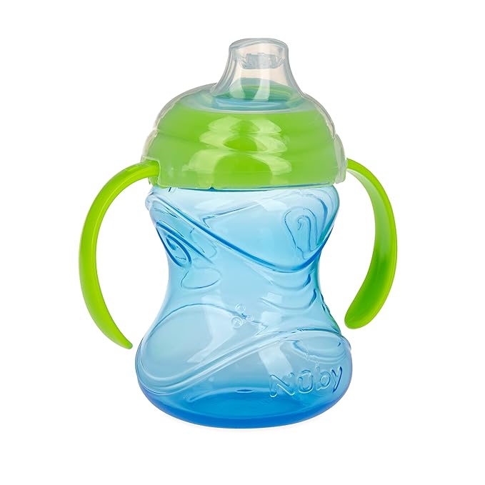 Nuby Clik-It Grip N' Sip Soft Spout No-Spill Training Sippy Cup - 10 oz - 4+ - Image 6