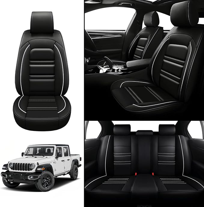Seat Covers for JP Gladiator 2020-2025 | 5-Seats Leather Seat Covers - Image 2