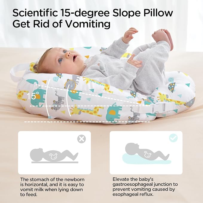 Little Grape Land Nursing Pillow, 3pk Baby Support Pillow - Image 6