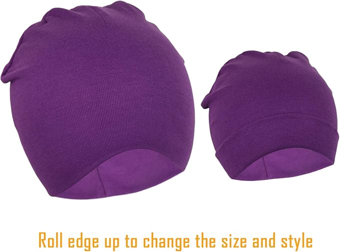 DRESHOW BQUBO 8 Pack Unisex Baby Beanie Hat Infant Toddler Kid Hats Baby Soft - Image 6