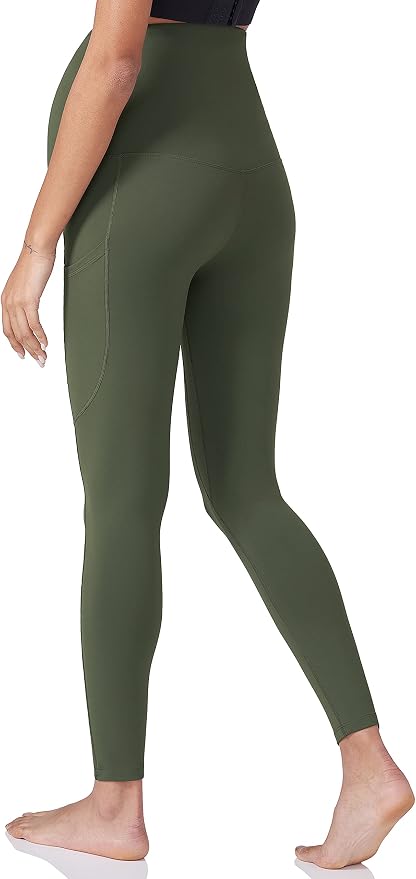 POSHDIVAH 3 Pack Women's Maternity Workout Leggings Over The Belly Pregnancy - Image 3