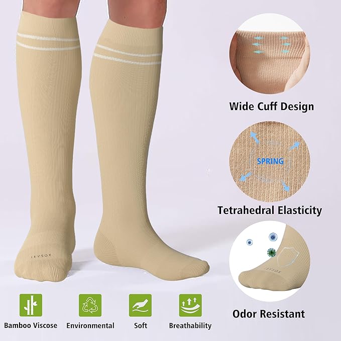 LEVSOX Viscose Made from Bamboo Compression Socks - Image 3