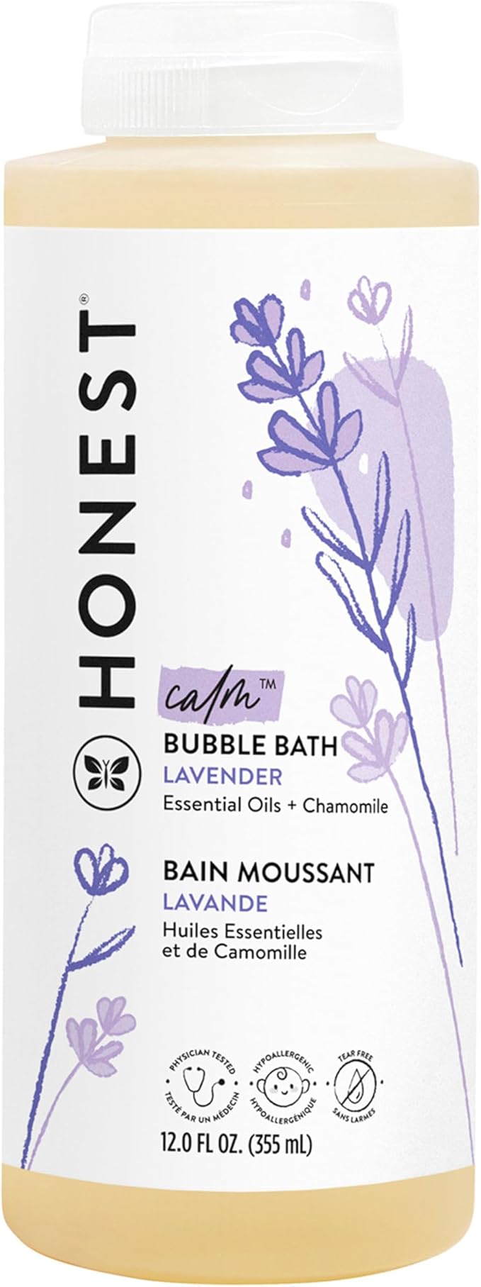 The Honest Company Foaming Bubble Bath, Gentle Tear-Free Hypoallergenic Baby by TheHonestCompany