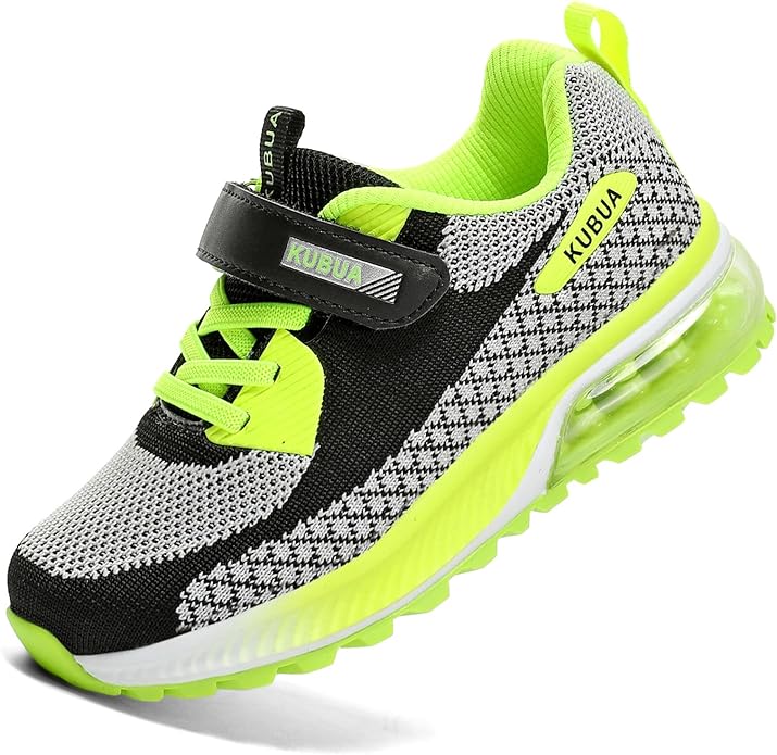 KUBUA Kids Sneakers for Boys Girls Running Tennis Shoes Lightweight Breathable by KUBUA
