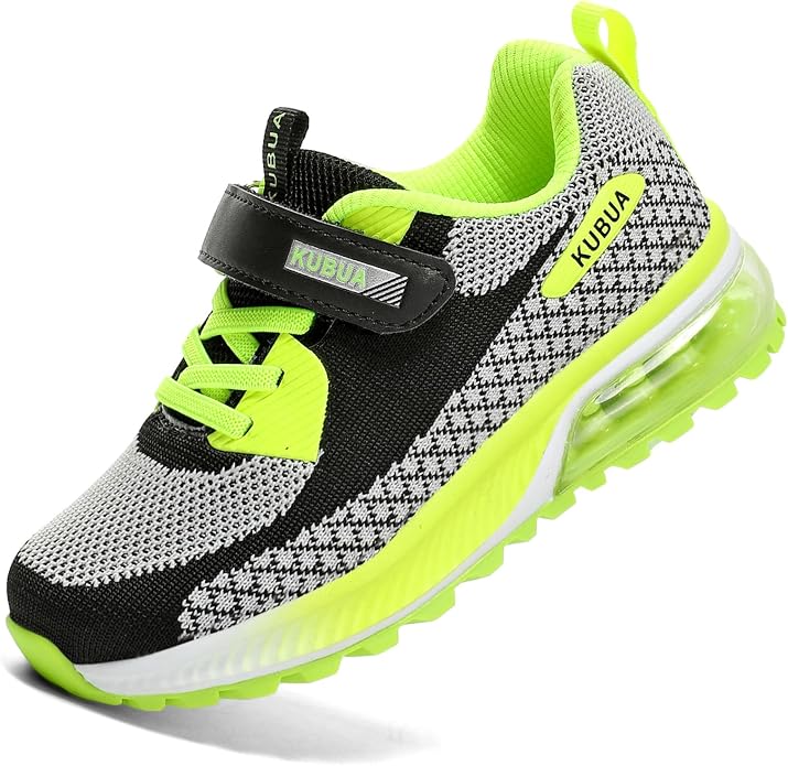 KUBUA Kids Sneakers for Boys Girls Running Tennis Shoes Lightweight Breathable by KUBUA