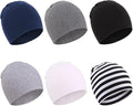 DRESHOW BQUBO 6 Pack Baby Hats for Boys Girls Unisex Baby Hat Soft Knit Cap by DRESHOW