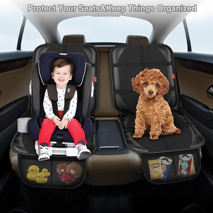 Car Seat Protector, Auto Car Seat Protectors Baby Carseat Waterproof Durable - Image 5