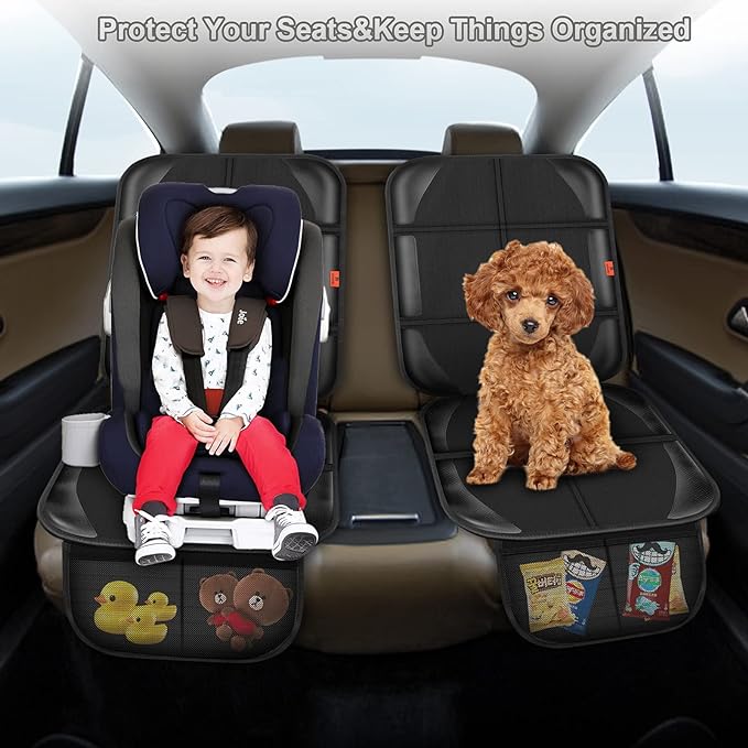 Car Seat Protector, Auto Car Seat Protectors Baby Carseat Waterproof & Durable - Image 6
