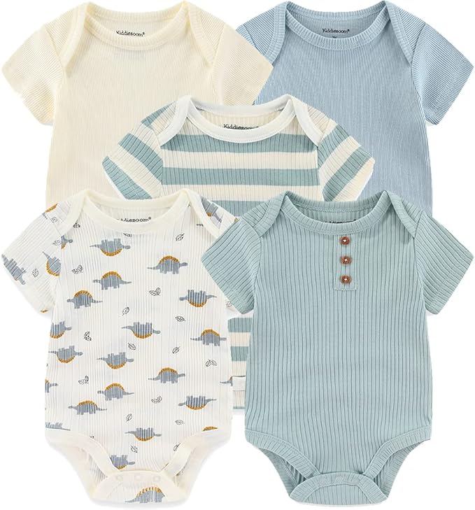 Baby Layette Set Baby Boys' 9-Piece Bodysuits Pants Set Toddler Girl Boy Unisex - Image 2