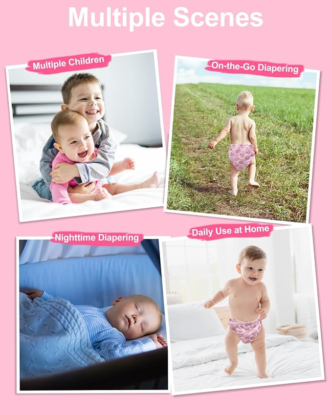 babygoal Cloth Diaper Covers 6 Pack - Image 5