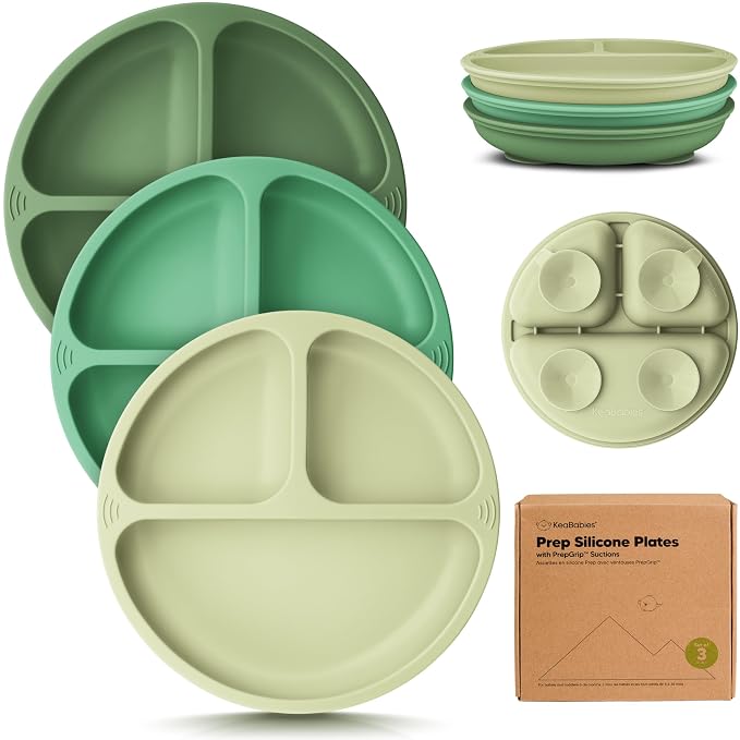 KeaBabies Suction Plates for Baby, Toddler by KeaBabies