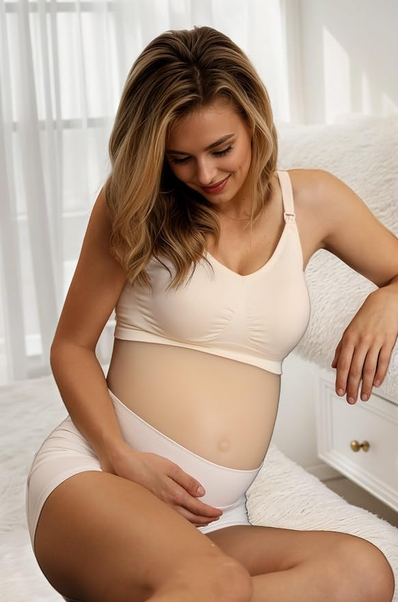 iloveSIA Nursing Bras for Mom Breastfeeding, Seamless Supportive Sleep Bra for - Image 8