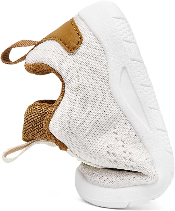 MORENDL Toddler Slip On Sneakers Baby Walking Shoes Non-Slip Breathable Unisex - Image 5