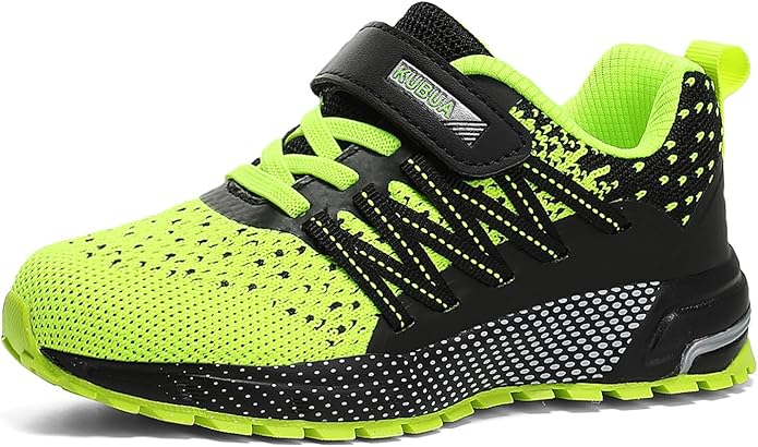 KUBUA Kids Sneakers for Boys Girls Running Tennis Shoes Lightweight Breathable - Image 2