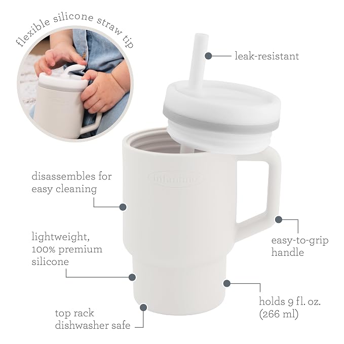 Infantino My 1st Tumbler, Silicone Sippy Cup - Image 5