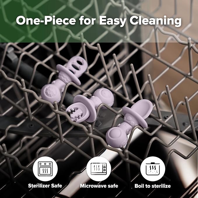 Haakaa Astronaut Beginner Silicone Cutlery Set – Toddler Spoons Self Feeding - Image 7