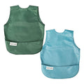 Tiny Twinkle Short Sleeve Apron Bibs by TinyTwinkle