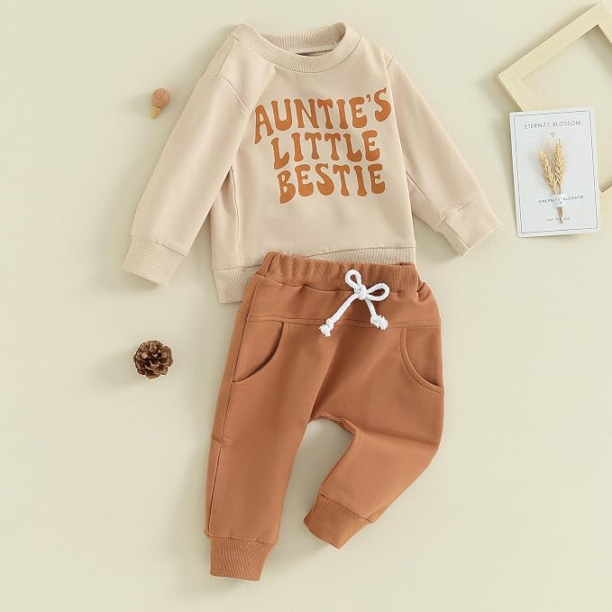 Kupretty Toddler Baby Boy Fall Winter Clothes Color Block Long Sleeve - Image 7